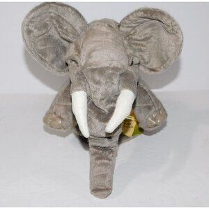 Folkmanis Gray Elephant Stage Puppet 14" Mouth, trunk and Front legs move NEW
